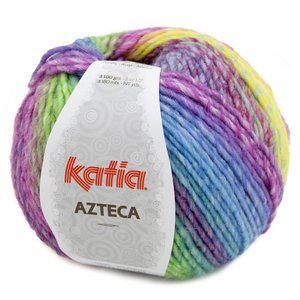 AZTECA: MULTICOLORED WOOL AND ACRYLIC YARN